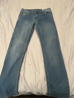 Natural Reflections Medium Wash Flare Jeans inseam 30